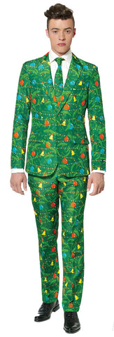 Men's Christmas Tree Green Suit