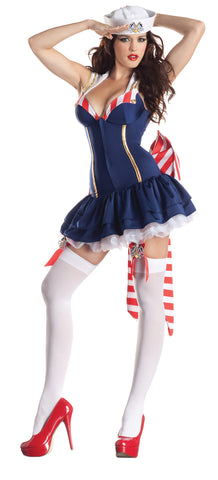 Pin Up Sailor Body Shaper Costume