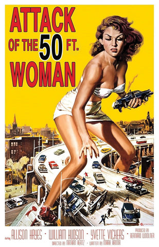 50' Woman Movie Poster Cling