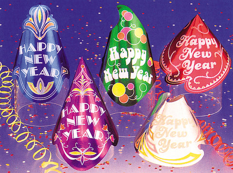 New Year's Champagne Hat - Pack of 50