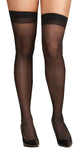 Thigh-High Sheer with Seam Bk Queen