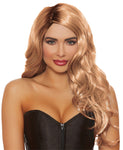 Dip Dye Long Wavy Wig