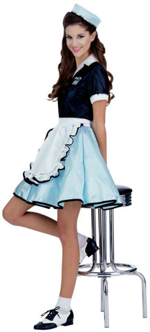 Women's Car Hop Girl Costume