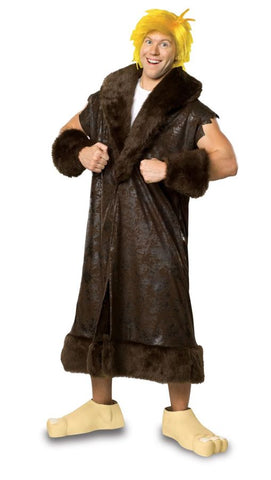 Men's Deluxe Barney Rubble Costume - The Flintstones