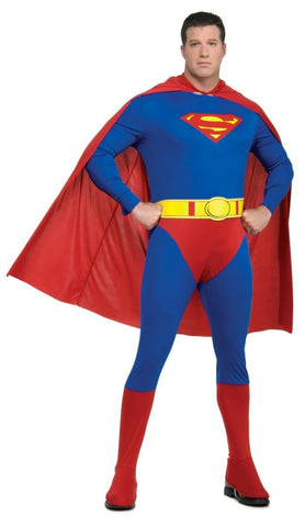 Men's Plus Size Superman Costume