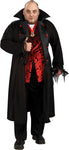 Men's Plus Size Deluxe Royal Vampire Costume