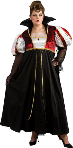 Women's Plus Size Deluxe Royal Vampira Costume