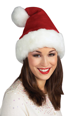 Deluxe Fur Santa Hat