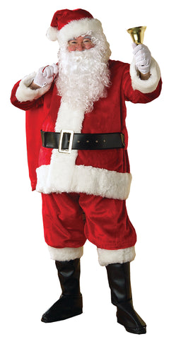 Men's Deluxe Plush Regency Santa Costume