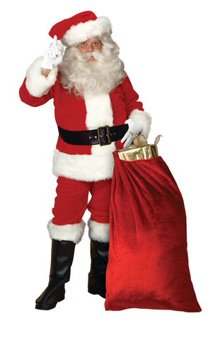 Men's Imperial Plush Santa Suit