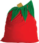 Velvet Santa Bag with Bells
