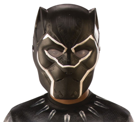 Child's Black Panther Half Mask