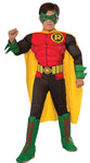Boy's Deluxe Photo-Real Muscle Chest Robin Costume