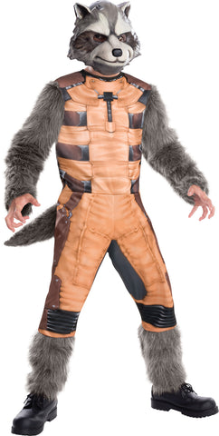 Boy's Deluxe Rocket Raccoon Costume - Guardians of the Galaxy