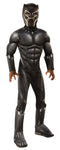 Boy's Deluxe Muscle Black Panther Costume