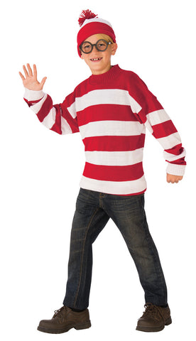 Boy's Deluxe Where's Waldo Costume