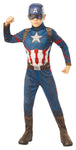 Boy's Captain America Costume - Avengers 4