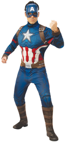 Men's Captain America Deluxe Costume