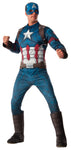 Men's Deluxe Muscle Captain America Costume