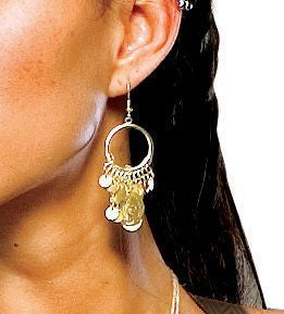 Spartan Queen Coin Earrings - 300 Movie