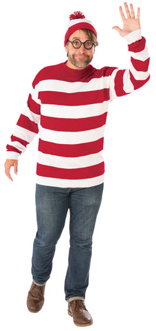 Men's Plus Size Deluxe Where's Waldo Costume