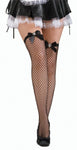 Thigh-High Fishnets with Cameo