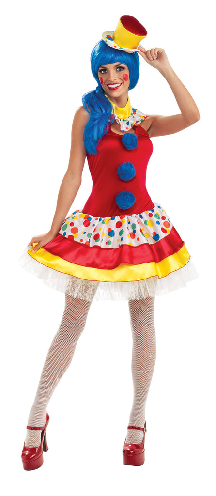 Women's Giggles Clown Costume – Halloween Hallway Women's Giggles Clown Costume – Halloween Hallway