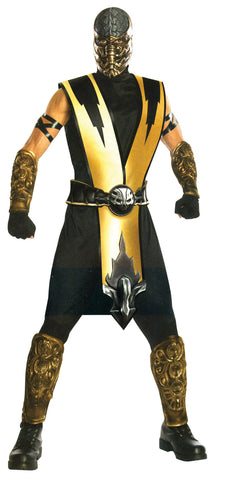 Men's Deluxe Scorpion Costume - Mortal Kombat 9