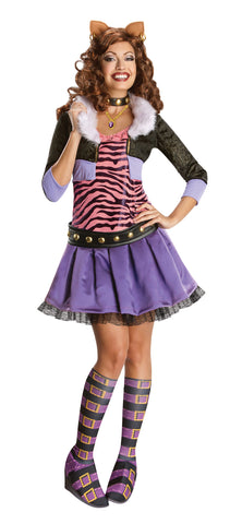 Women's Deluxe Clawdeen Wolf Costume - Monster High