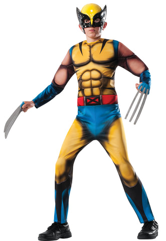 Boy's Deluxe Muscle Chest Wolverine Costume