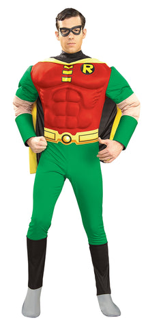 Men's Robin Muscle Chest Costume - Teen Titans