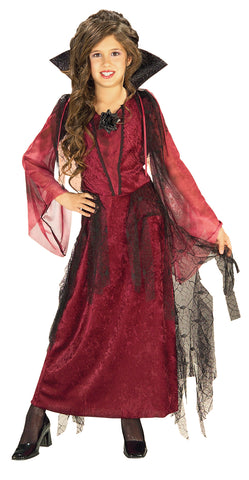 Girl's Gothic Vampiress Costume