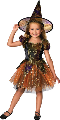 Girl's Elegant Witch Costume