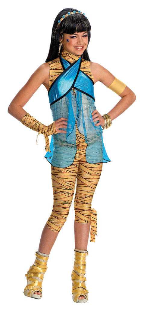 Girl's Child Cleo De Nile Costume - Monster High – Halloween Hallway