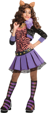 Girl's Deluxe Clawdeen Wolf Costume - Monster High