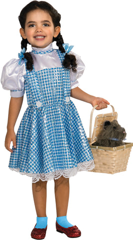 Girl's Sequin Dorothy Costume - Wizard of Oz