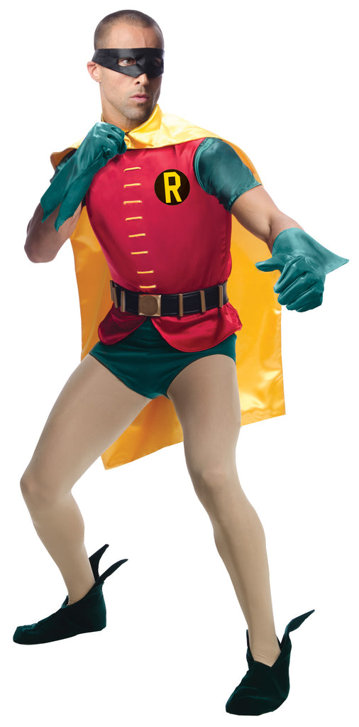 Men's Grand Heritage Robin Costume - Batman TV Show 1966 Halloween Hallway Men's Grand Heritage Robin Costume - Batman TV Show 1966 Halloween Hallway