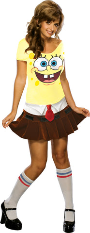 Women's Sponge Babe Costume - Spongebob Squareparts
