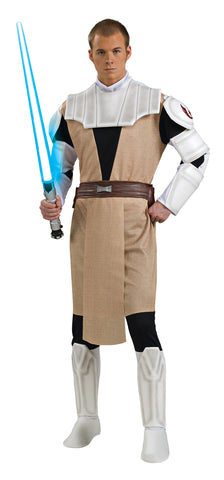 Men's Deluxe Obi-Wan Kenobi Costume - Star Wars: Clone Wars