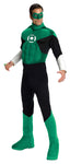 Men's Deluxe Muscle Chest Green Lantern Costume