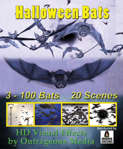 Halloween Bats Digital Decor USB