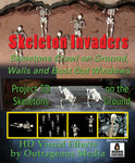 Skeleton Invaders Digital Decor