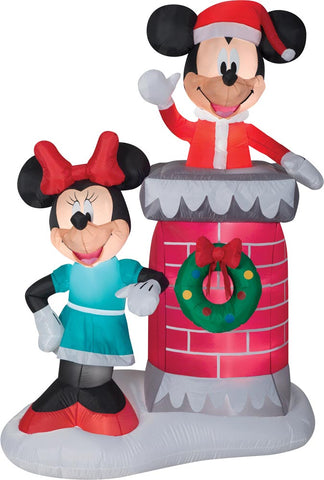 MICKEY AND MINNIE CHIMNEY LG