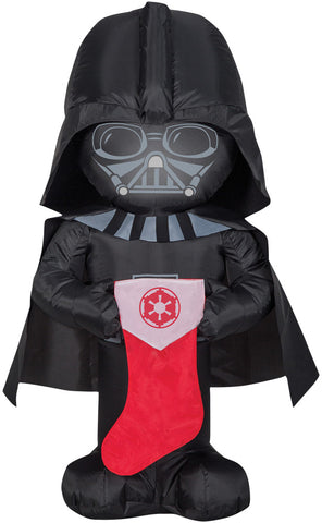 Airblown Darth Vader with Stocking - Sm