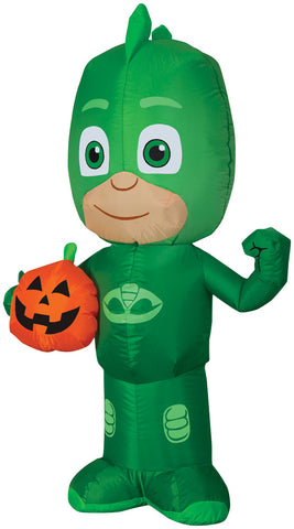 Airblown Gekko Jack-O'-Lantern Inflatable - PJ Masks