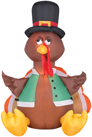 Airblown Happy Turkey Inflatable