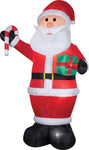Airblown Santa Gift Candy Cane Inflatable