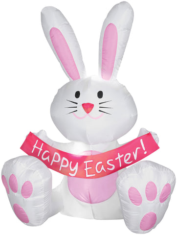 4' Airblown Easter Bunny Inflatable