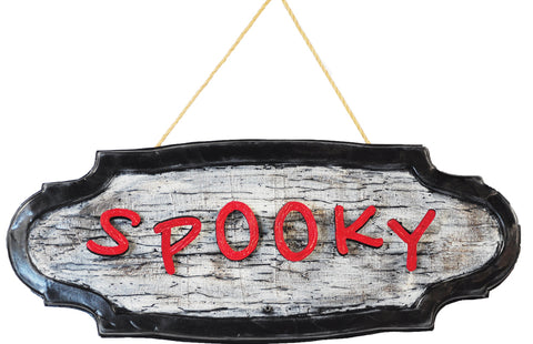 SPOOKY ANIMATED SIGN
