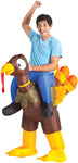 Men's Turkey Rider Inflatable Costume